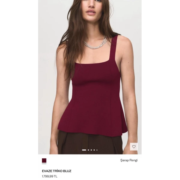 Orj. Marka Evaze Triko Bluz