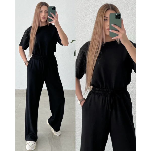 Modal Kumaş Basic Kısa Kollu Takım