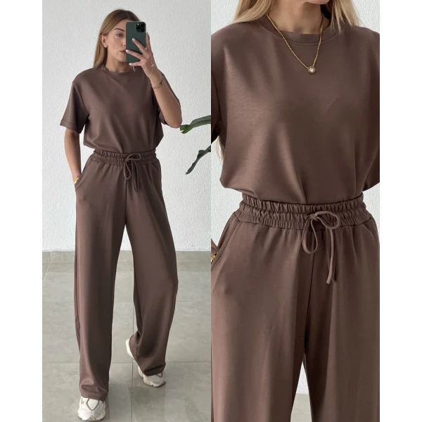 Modal Kumaş Basic Kısa Kollu Takım