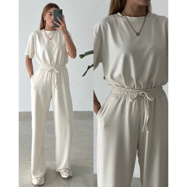 Modal Kumaş Basic Kısa Kollu Takım