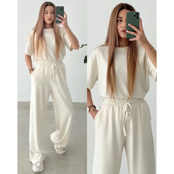 Modal Kumaş Basic Kısa Kollu Takım