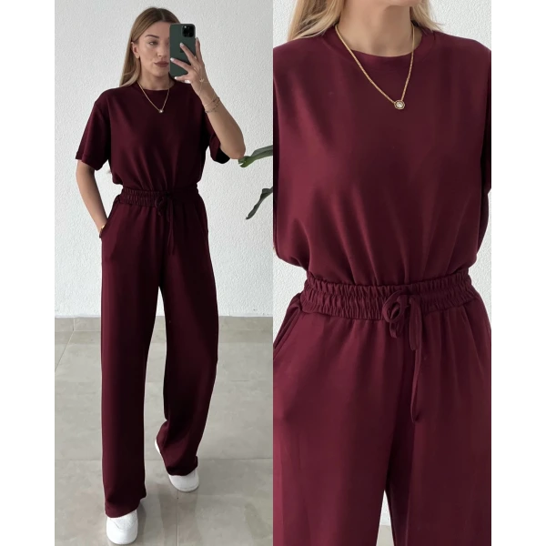 Modal Kumaş Basic Kısa Kollu Takım