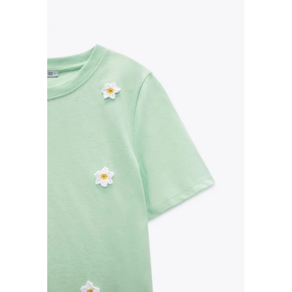 Papatya Örgülü Orj Marka Tişört