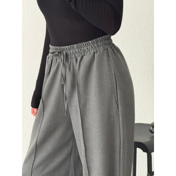 Poliviskon Çımalı Palazzo Pantolon