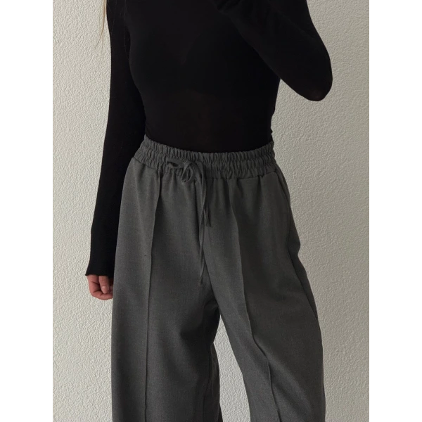 Poliviskon Çımalı Palazzo Pantolon