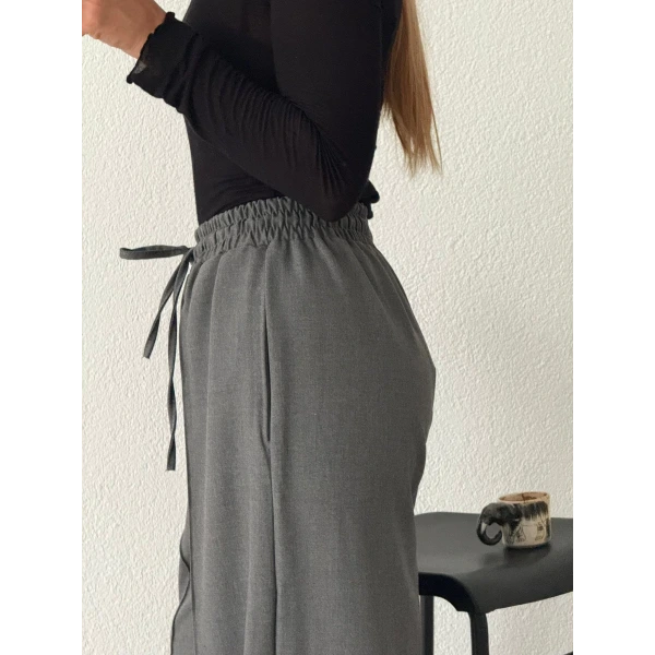 Poliviskon Çımalı Palazzo Pantolon