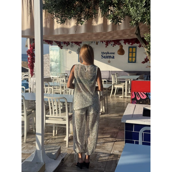 Pullu Şalvar Takım