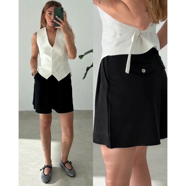 Şehir Boy Palazzo Şort