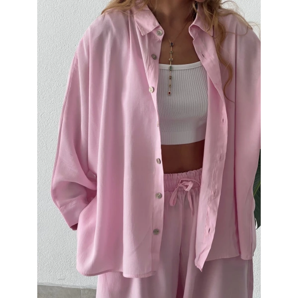 Tensel Gömlekli İkili Takım