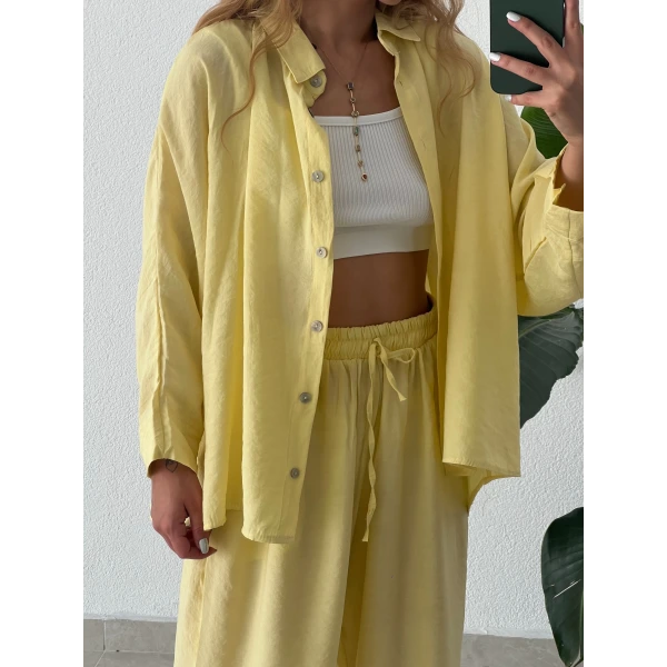 Tensel Gömlekli İkili Takım