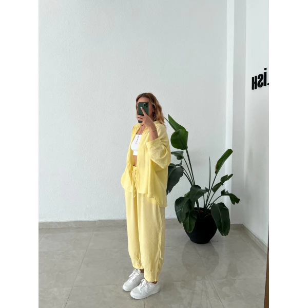 Tensel Gömlekli İkili Takım