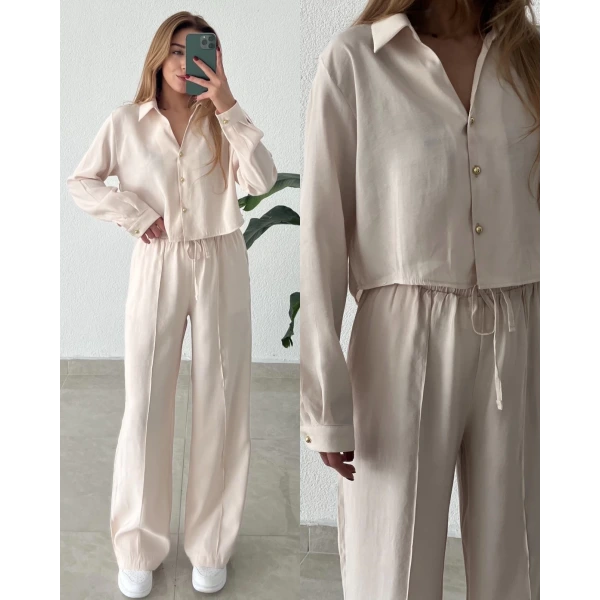 Tensel Gömlekli Takım