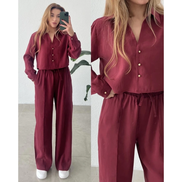 Tensel Gömlekli Takım