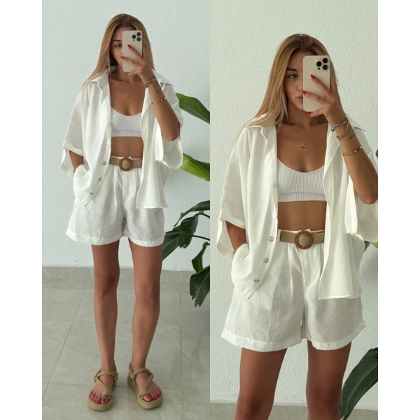 Tensel Şortlu Takım