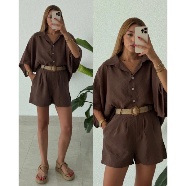 Tensel Şortlu Takım