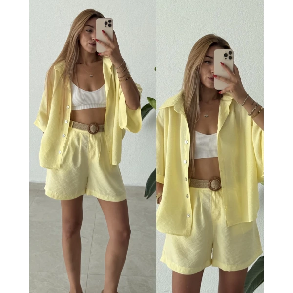 Tensel Şortlu Takım