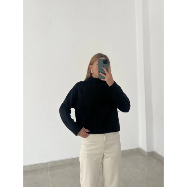 Ters Dikiş Basic Kazak