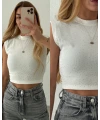 Taşlı Crop Top