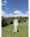 Ajurlu İnci İğneli Plaj Elbisesi