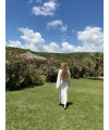 Ajurlu İnci İğneli Plaj Elbisesi