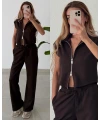 Modal Kumaş Çift Fermuarlı Takım