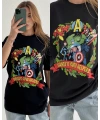 Orj Marka Marvel Baskılı Tişört