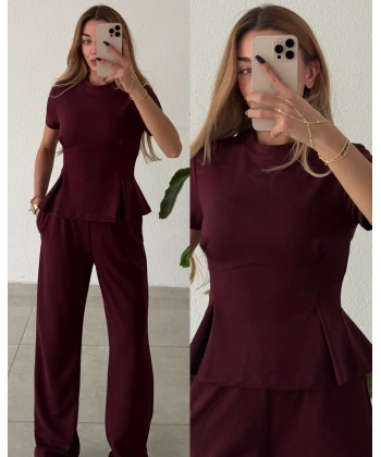 Bel Oturtmalı Volanlı Modal Takım