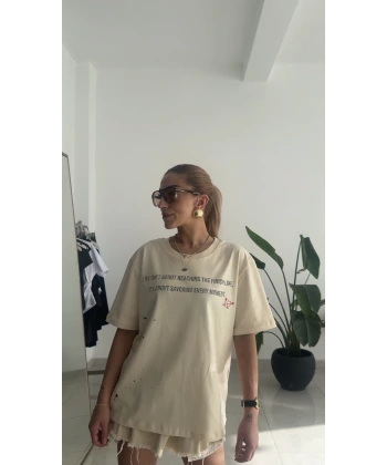 Golden Goose Marka Baskılı Tişört