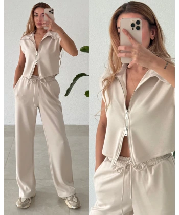 Çift Fermuarlı Modal Takım