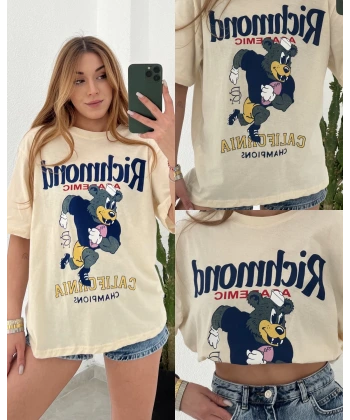 Baskılı Pamuk Tişört