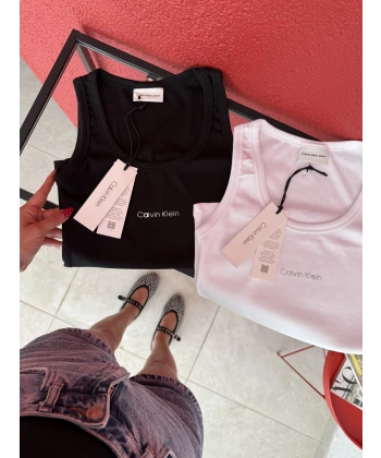 Calvin Klein Silver Yazılı Marka Atlet