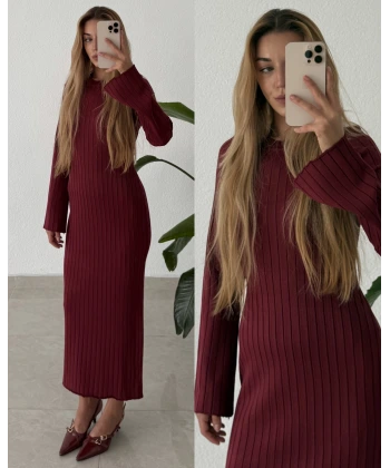 Maxi Boy Triko Elbise