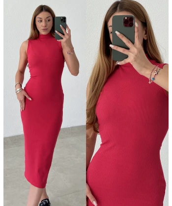 Midi Boy Balıkçı Marka Elbise