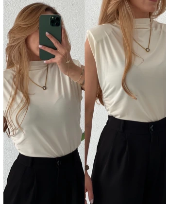 Orj Marka Vatkalı Büzgülü Bluz