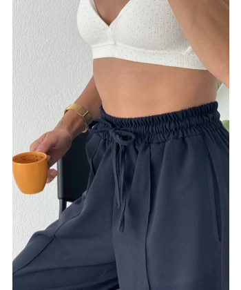 Poliviskon Çımalı Palazzo Pantolon