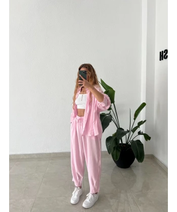 Tensel Gömlekli İkili Takım