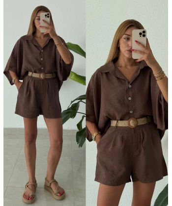 Tensel Şortlu Takım