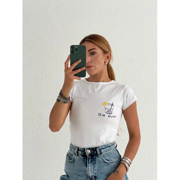 Basic Baskılı Crop