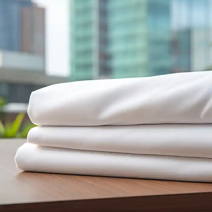 83 Tel Düz Pamuk Saten Tek Kişilik Otel Çarşafı