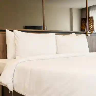 63 Tel Çift Kişilik Otel Nevresim Takımı (Düz Çarşaflı)