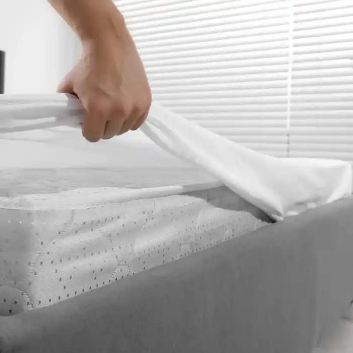 Fitted Micro Sıvı Geçirmez Çift Kişilik Otel Yatak Alezi