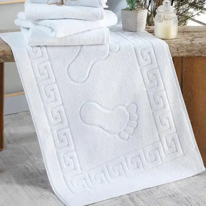 Otel Ayak Havlusu - Ring %100 Pamuk