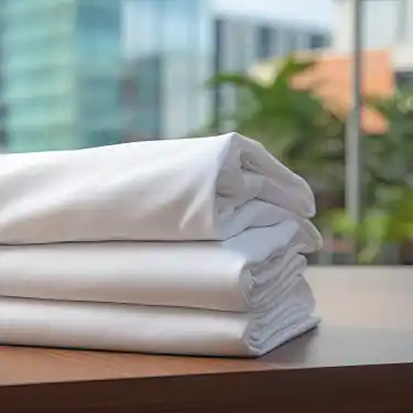 83 Tel Düz Pamuk Saten Çift Kişilik Otel Çarşafı