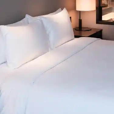 83 Tel Düz Pamuk Saten Çift Kişilik Otel Nevresimi (Yorgan Kılıfı)