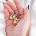 14 Ayar Pırıltı Damlası Küpe