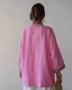 Kadın Pembe Nakışlı Bohem Stil Premium Kalite Kimono Hırka