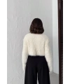 Kadın Ekru Premium Kalite Yumoş Hırka