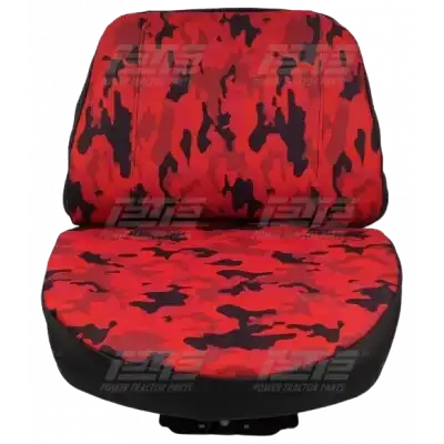 KOLTUK KILIFI 2 PARÇA KAMUFLAJ KIRMIZI