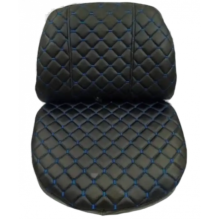 KOLTUK KILIFI TEK PARÇA (VİNLEX) SİYAH-MAVİ