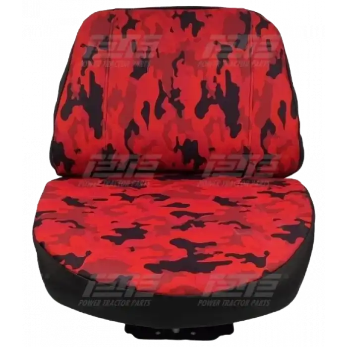 KOLTUK KILIFI 2 PARÇA KAMUFLAJ KIRMIZI